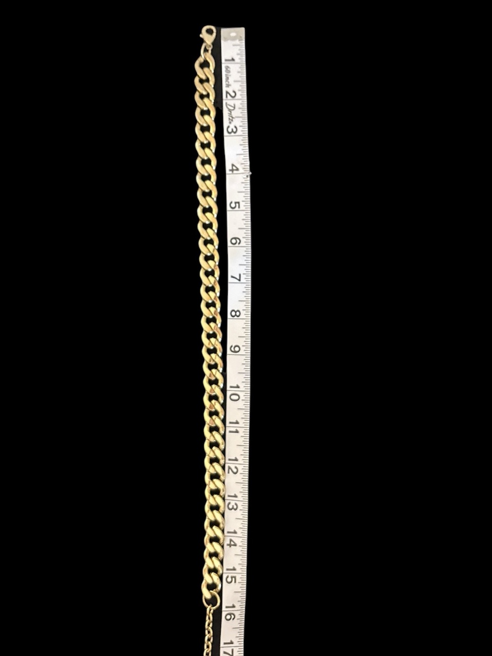 Gold Chunky Chain Link Necklace - Unisex - Picture 3 of 3